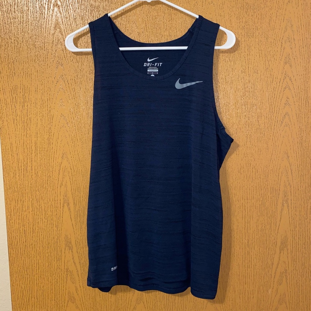 Navy Nike tank - Men’s M
